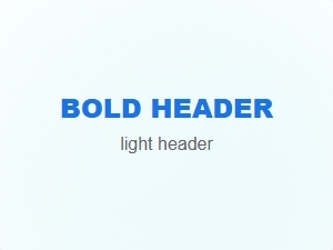 Creating Contrast with Bold and Light Font Pairings