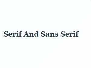 Serif and Sans Serif Font Pairings for Heading Contrast